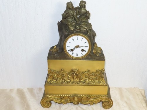 Antico orologio camino - antico,