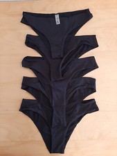 Lotto 5 Slip Nuovi Donna - Cattadori -Colore Nero  - tg.2