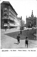 ab1020 - CARTOLINA D'EPOCA - MILANO Città : Piazza Elitica