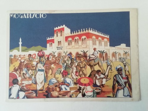 Cartolina pubblicitaria banco - pubblicitaria,