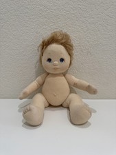 Bambola Mattel My Child 1985 - capelli biondi occhi azzurri, bambola vintage corpo morbido