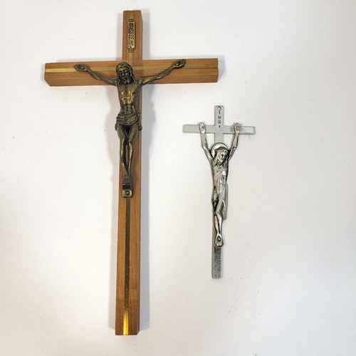 Crocifisso vintage legno