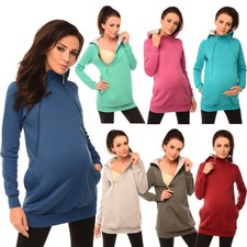 Felpa con cappuccio maternità