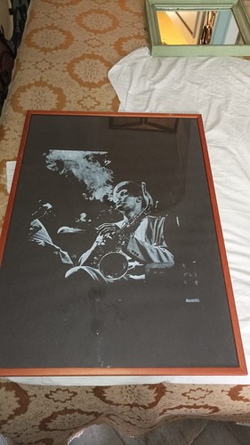 Quadro musicista jazz anni - musicista,