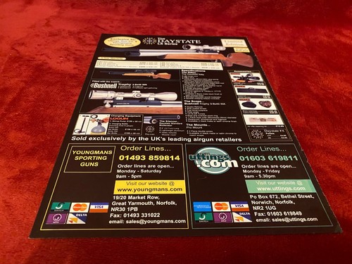 Pgun10 advert 11x8 uttings gun - pgun10,