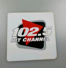 Adesivo Radio 102.5 Hit Channel Logo Marchio Marca Autocollant Vintage Sticker 