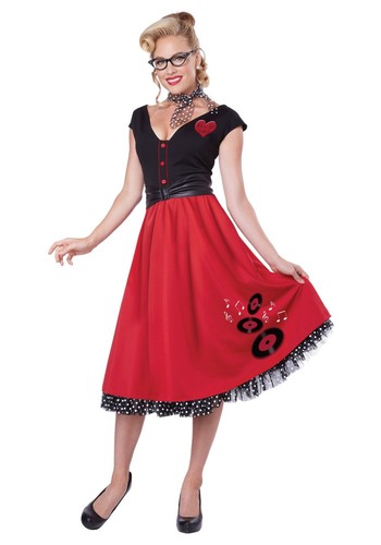 Costume donna anni grease - costume, 50
