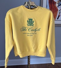 Felpa The Carlyle Hotel x Frame Narciso Giallo XS Edizione Limitata