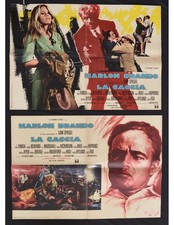 manifesto LA CACCIA Marlon Brando Jane Fonda Redford hopkins S04