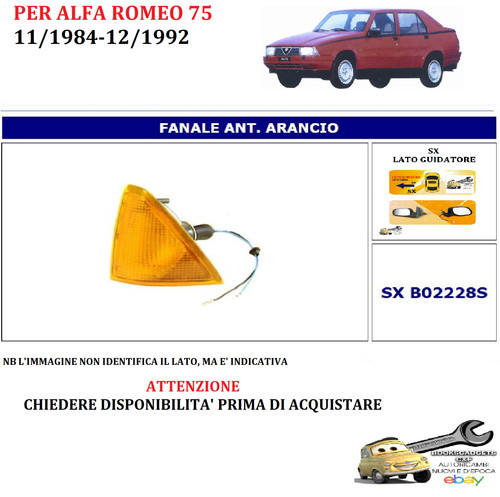 Per alfa romeo - alfa, 75