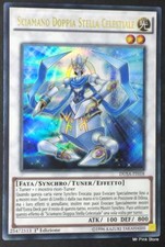 SCIAMANO DOPPIA STELLA CELESTIALE Ultra Rara in Italiano DUSA-IT018 YUGIOH