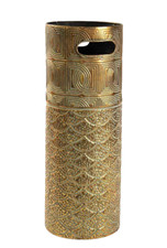 PORTA OMBRELLI METALLO ORO CLASSICO MODERNO DESIGN BRONZO ANTICATO 56*20 cm