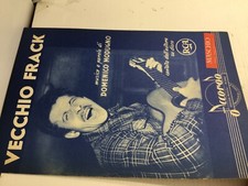 SPARTITO MUSICALE : VECCHIO FRACK -DOMENICO MODUGNO