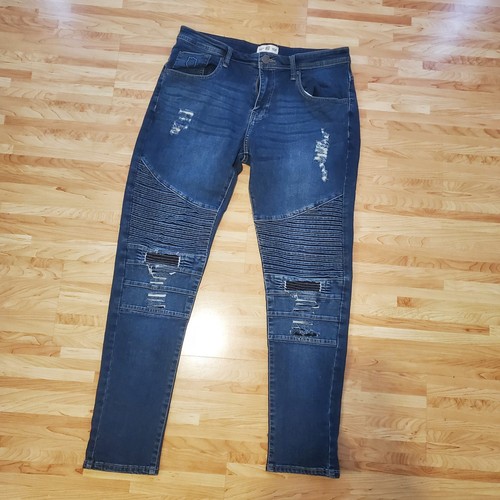 883 police jeans uomo denim - police,