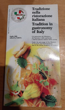 libro tradizione nella ristorazione italiana guide 1989 o.r.p.i. illustrato