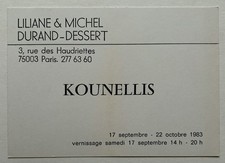 JANNIS KOUNELLIS  - Carton d