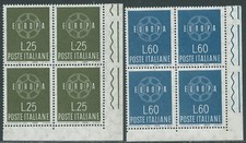 1959 ITALIA EUROPA QUARTINA