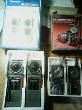  2 COPPIE DI RICETRASMITTENTE VINTAGE  ' WALKIE TALKIE '  !!!!!!!!!!