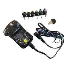 trasformatore alimentatore universale stabilizzato 3-12 volt 600mA 0,60A nero