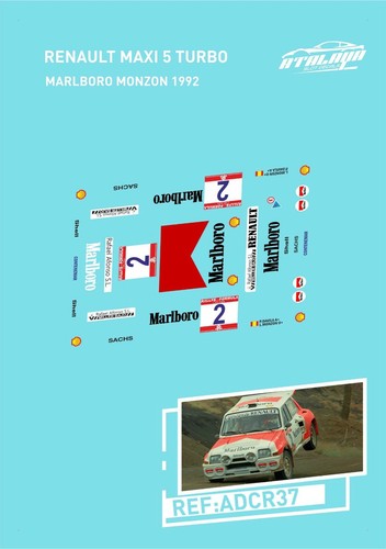 Calcas renault maxi turbo - maxi, 5