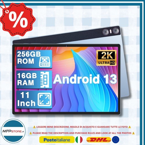 Tablet yestel t15 azzurro - azzurro, 11"