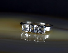 Anello argento 925 cristallo