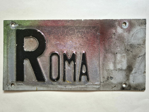 Roma targa auto italia vintage - auto,