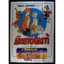 manifesto GLI ARISTOGATTI Walt Disney Animazione The Aristocats M326