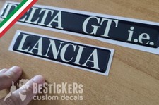 Stemmi scritte per baule portellone Lancia delta GT 1600 ie 1.6 i.e. 1990 / 1994