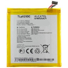 BATTERIA ORIGINALE ALCATEL per ONE TOUCH PIXI 4 OT-9001 8050D 2580MAH TLP025DC