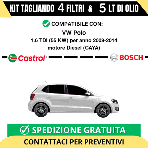 Tagliando filtri bosch 5 - filtri, e