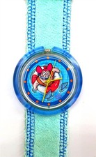 NEW Swatch POP Watch BATHING BEAUTY PMK113 with Case and Papers 1996 Works Great