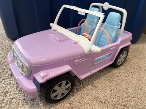 Mattel barbie viola rosa jeep - mattel,