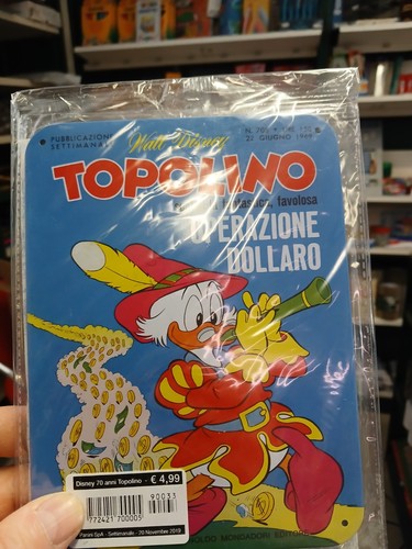 Targa metallo topolino - targa,