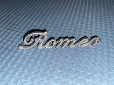Targhetta Scritta Logo Alfa