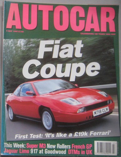 Autocar magazine july - july, 1995