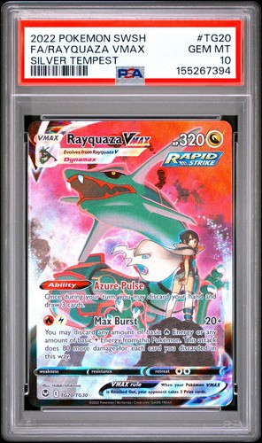 Rayquaza vmax psa silver - psa,