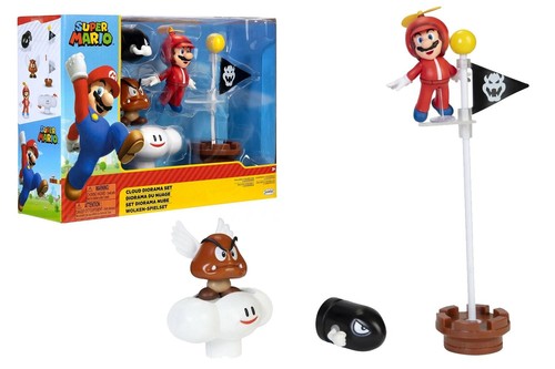Super mario diorama cloud con - super,