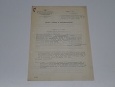 VOLKSWAGEN 11 D  MAGGIOLINO 1200  CERTIFICATO DI OMOLOGAZIONE 1966 (133)