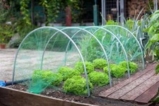 Archetto arco PROFESSIONALE per orto, giardino, serra acciaio zincato h 75cm