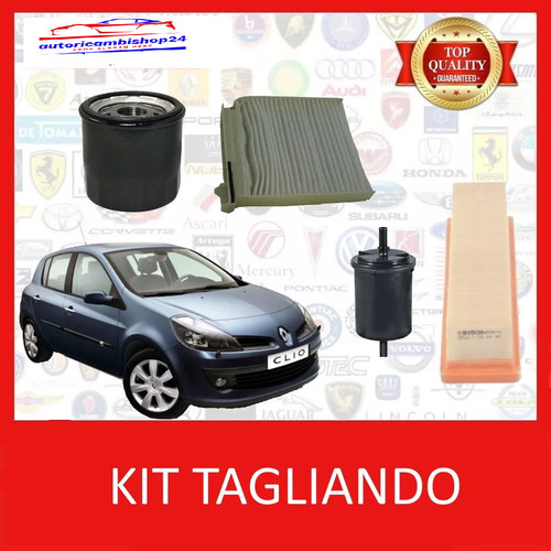 Kit tagliando filtri - filtri, clio