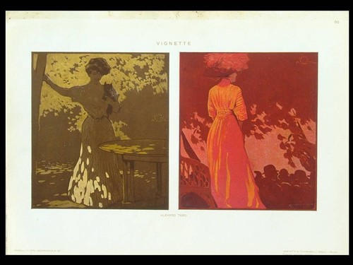Donne art nouveau - art, nouveau,