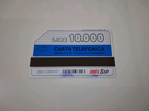 Scheda telefonica super rara - scheda,