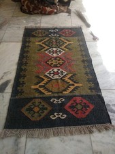 Tappeto kilim lana e iuta