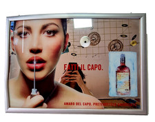 Specchio Pubblicitario Amaro del Capo Vintage Design Moderno Bar Collezione