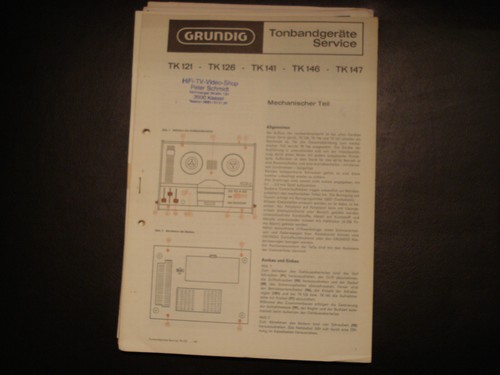 Manuale servizio originale - servizio,