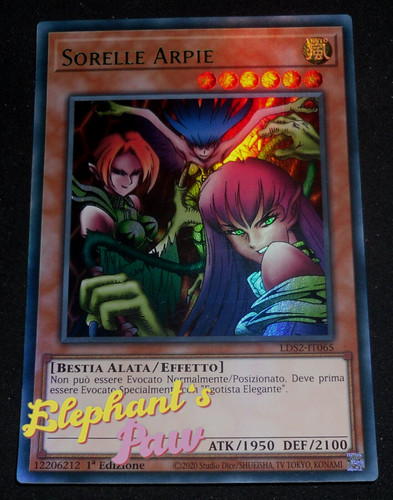 Yugioh sorelle arpie ultra - yugioh,