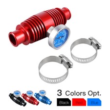 NICECNC Radiatore in linea con indicatore di temperatura per YAMAHA Raptor Rhino Grizzly 700