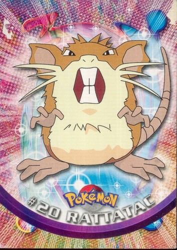 Pokemon topps rattata - pokemon,