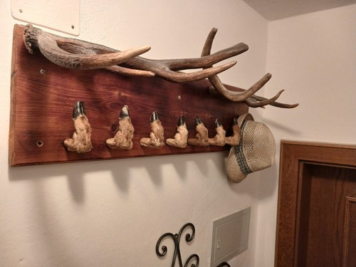 Attaccapanni rustico legno - attaccapanni,